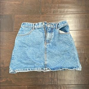 blue jean skirt